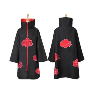 Imagem de Fantasia De Cosplay Hokage Akatsuki Naruto Com Capa E Faixa Para a Cab
