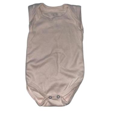 Imagem de Body Infantil Regata 100% Algodão Suedine Liso Cores Diversa - Alyath,