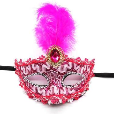 Imagem de Máscara de cosplay Feather Sexy Party Decoração de Halloween - yiweisa