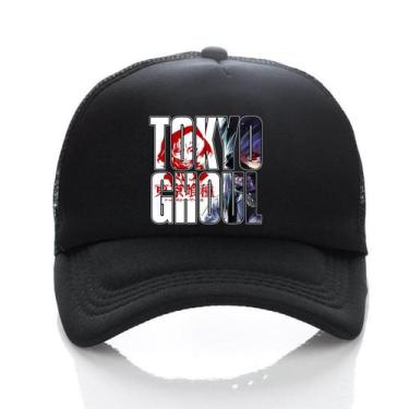 Imagem de Boné de beisebol Tokyo Ghouls respirável para homens preto - Yiweisai