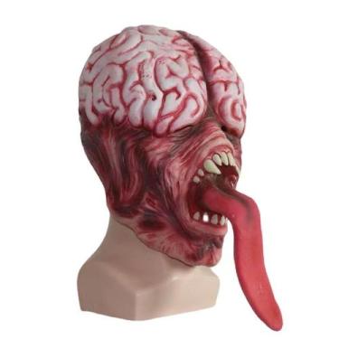 Imagem de Máscara de cosplay Resident Evil Long Tongue Halloween Latex - yiweisa