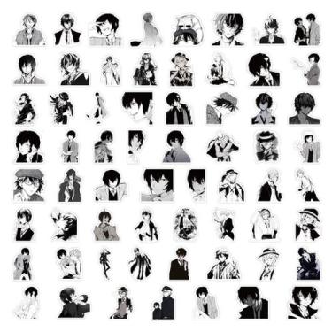 Imagem de Adesivos Bungos Stray Dogs Anime 60 unidades de PVC impermeável - yiwe