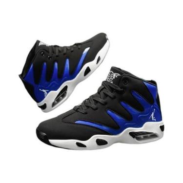 Imagem de Tênis De Basquete Masculino Respirável E Leve, Solado De Borracha Anti