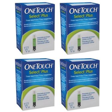 Imagem de Tiras Reagentes Medidor Glicemia Diabetes One Touch Select Plus com 20