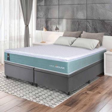 Imagem de Cama Box Baú Lagos Molas Ensacadas Queen 158x198 King House