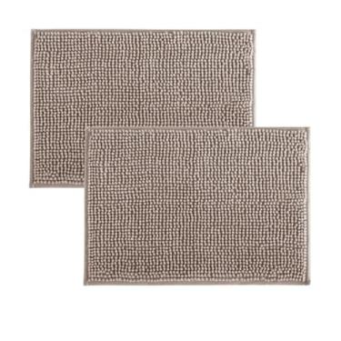 Imagem de Kit de Tapete Bolinha Antiderrapante Microfibra Toque Suave Super Maci