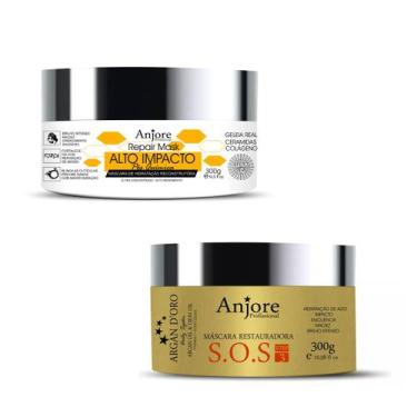 Imagem de Kit Máscara de Hidratação com Óleo de Argan e Reconstrução com Colágen