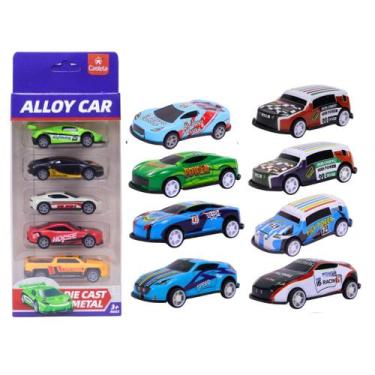 Imagem de Pack Carrinhos Miniatura Esportivos Sortidos 1:64 Pull Back - CASTELA 