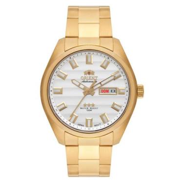 Imagem de Relógio orient masculino automatico dourado 469gp076nh s1kx