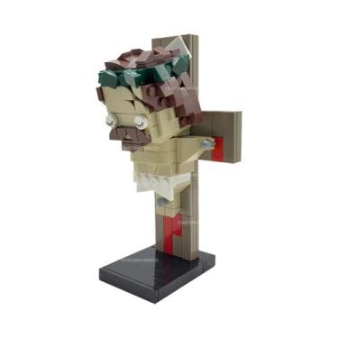 Imagem de Blocos De Montar Cristianismo Deus Pastor Cruz, Brinquedos Educativos 