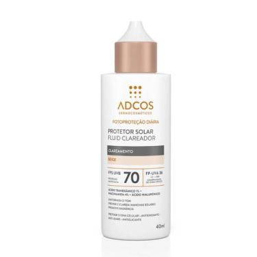 Imagem de Adcos Protetor Solar Clareador FPS 70 - 40ml Beige Fluido
