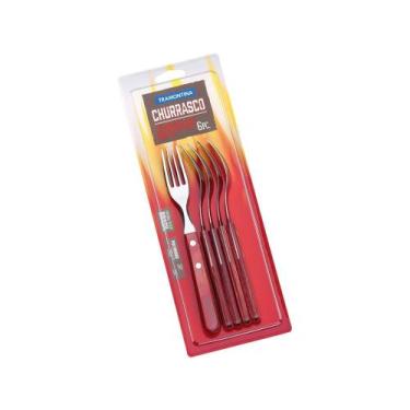 Imagem de Kit Churrasco 6 Peças Tramontina - Polywood 21110/670