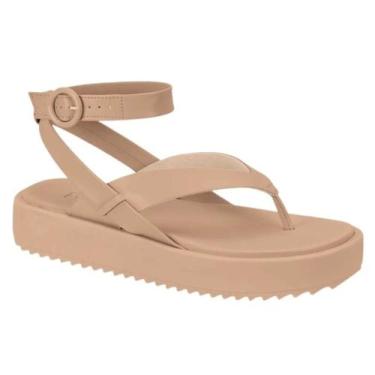 Imagem de Sandália Moleca FlatForm 5489.105 Papete Tay Moda Plataforma Tira Com 