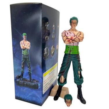 Imagem de Boneco Zoro 27cm Enfaixados One Piece Action figure - Genérica