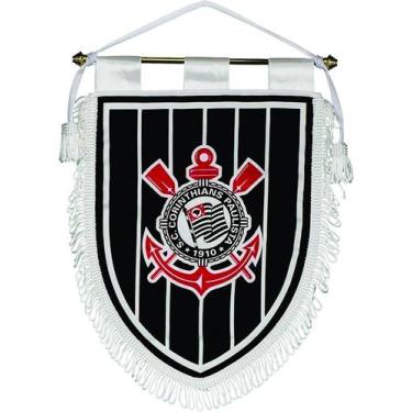 Imagem de Flâmula Oficial Corinthians Licenciada JC Bandeiras - JC Flâmulas e Ba
