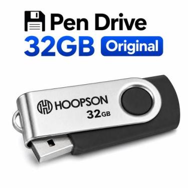 Imagem de Pen Drive 32GB Hoopson USB 2.0 Original Alta Velocidade Para PC Notebo