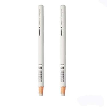 Imagem de Lápis branco de borracha para rasgar à mão com detalhes de alto brilho 2, pode limpar alto brilho