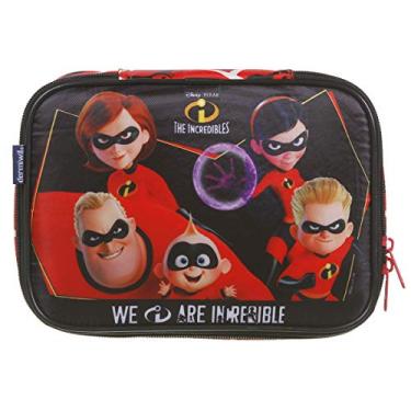 Imagem de Estojo Soft Luxo Os Incríveis Polinylon, Dermiwil, 37435, Vermelho/Preto