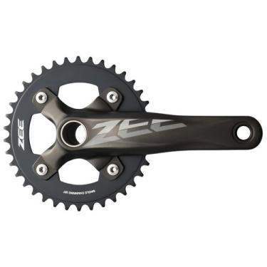 Imagem de Shimano Pedaleira de 10 velocidades FC-M645 Zee (175 mm, 36T com suporte inferior de 83 mm)