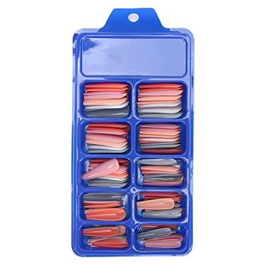 Imagem de Unhas Extra Matte Unhas Artificiais Curtas Unhas Falsas Para Usar Em Salão De Unhas Em Casa Com Adesivos De Cola Para Pontas De Unhas Ou Loja De Beleza De Unhas(03)