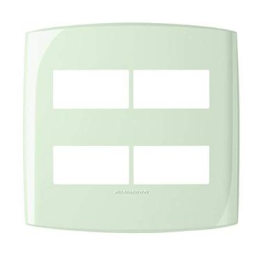 Imagem de Placa 4X4 4 Módulos Distanciados Linha Bliss, Alumbra, Bliss 4751, Cheiro Verde