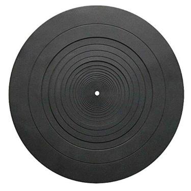 Imagem de Bandeja giratória Platter Mat Rubber 12 polegadas Silicone Turntable LP Slipmat Universal Compatível para Audio Technica AT-LP120BK AT-LP-1200 Turntab