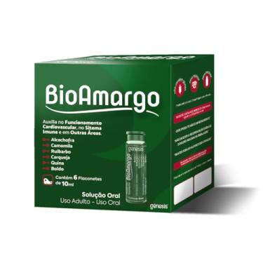 Imagem de Bio Amargo (Colina e Vitamina B6) 10ml 6 Flaconetes Gênesis