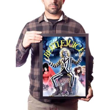 Imagem de Quadro Filme Beetlejuice Arte Na Moldura Decoração - Fanarte