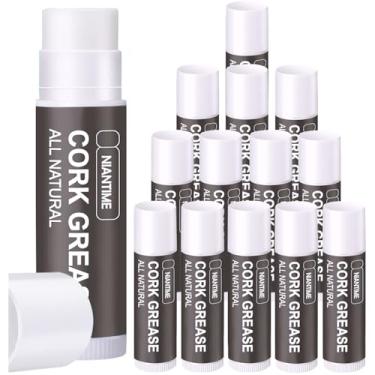 Imagem de 14 peças de graxa de cortiça totalmente natural para flauta de clarinete, saxofone, graxa, tubo lubrificante, limpeza e cuidados, acessório de instrumentos de sopro de madeira