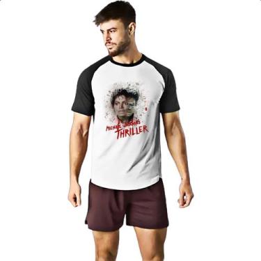 Imagem de Camiseta Raglan Michael Jackson Thriller 01 - Alearts, EG