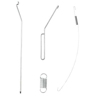 Imagem de YeuauTa 691841 Alavanca de aceleração, 691842 mola, 691840 ligação do acelerador, 796260 peça de mola reguladora, compatível com Briggs & Stratton