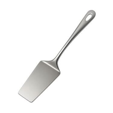 Imagem de Kit 2 Espátulas Para Cortar Pegar Bolo Torta Sobremesas Pães de Aço Inox Multiuso Universal 27,5 Cm(1 ESPÁTULA)