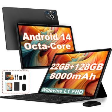 Imagem de Tablet Android DGHRTI 10.1" - 14GB RAM + 128GB ROM + 1TB - Preto