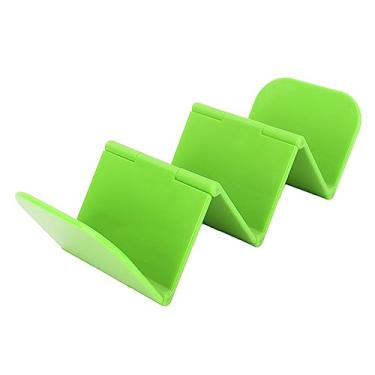 Imagem de TOPINCN Suporte de Suporte de Taco, Bandeja de Rack de Taco Mantém até 3, Lava -louças de Bandeja de de Forma de Onda e de Shell de Seguro para Microondas (Verde de grama)