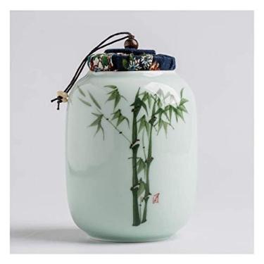 Imagem de ngddf2haa Urnas decorativas mini urnas clássicas urnas de lembrança urnas de cremação urna de cremação urnas funerárias para cinzas humanas para sempre amar e acompanhar (cor: #5) (#3)