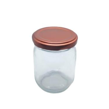 Imagem de 6 Potes De Vidro 200Ml Com Tampa Rose Gold - Jmr