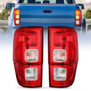 Imagem de Nilight Conjunto de lanterna traseira compatível com Ford Ranger XL 2019 2020 2021 2022 2023 substituição da lâmpada traseira estilo OE lâmpadas LED e lâmpadas de halogêneo lado do motorista do