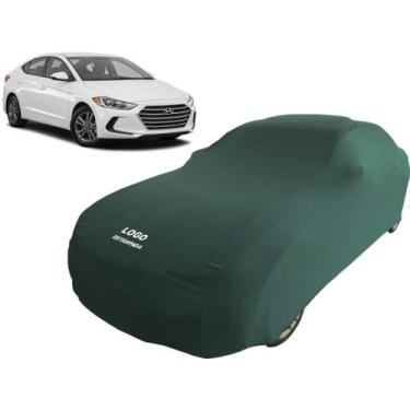 Imagem de Capa Para Cobrir Carro Hyundai Elantra Tecido Helanca - Mz, Verde