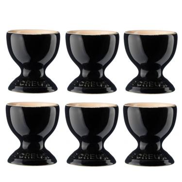 Imagem de Conjunto 6 suporte para ovo le creuset black onix