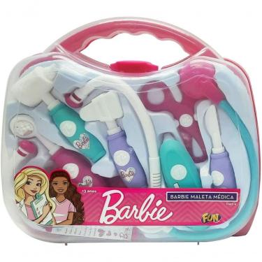 Imagem de Brinquedo Barbie Kit Médica Com Maleta Fun F0011-9