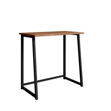 Imagem de Escrivaninha Dobrável Fit Preto Canela Rustico 5