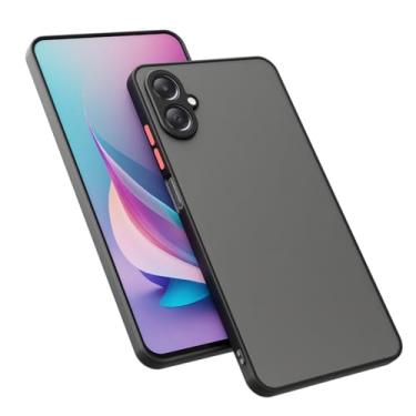 Imagem de Capa Protetora Compatível Sannsung Galaxy A07 Fosca Translúcida Preta Com Proteção de Câmera