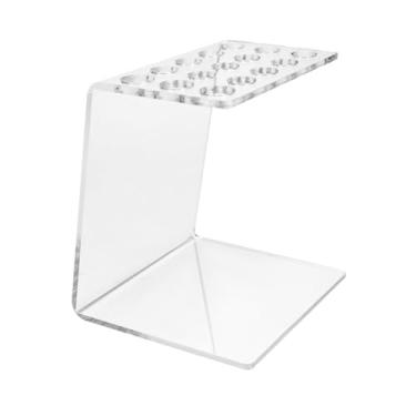 Imagem de oshhni Suporte para tesouras de cabeleireiro, suporte transparente para tesouras de barbeiro, organizador para de barbeiro, para armazenamento de de barbeiro