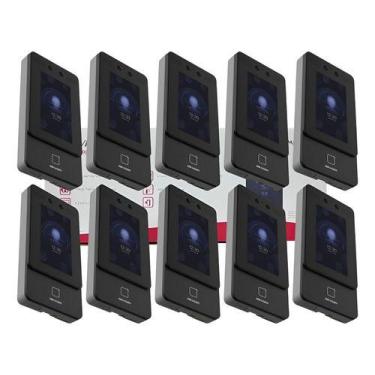 Imagem de 10x Leitor Facial Hikvision Ds-k1t342mfwx Controle De Acesso