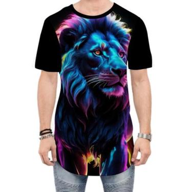 Imagem de Camiseta Longline Leão Dark Silhueta Fantasmagórica 1 - Kasubeck Store