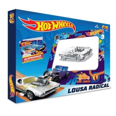Imagem de Lousa Radical com Quebra Cabeça HOT Wheels FUN F0067-0