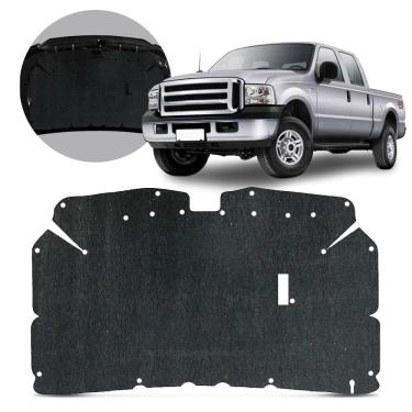 Imagem de Forro Capô Manta Acústica F250 F350 F4000 1999 a 2011 Antirruído Isolante com Presilha Grud Gtc 5274