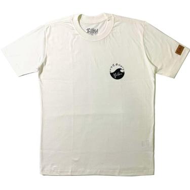 Imagem de Camiseta Mc Malha 30/1 UNISEX - ESTAMPA GOOD ENERGY - Cor OFF WHITE-Unissex