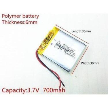 Imagem de Bateria 3.7v 700mah Para Crx1 Gt06 Accurt Jm01 Tk303 Cr - bgb