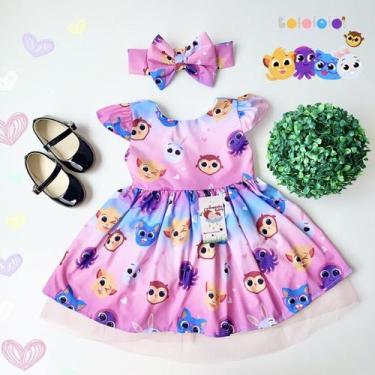 Imagem de Vestido Bolofofos Tule Lili + faixinha de cabelo - Joaninha Baby, 04 A
